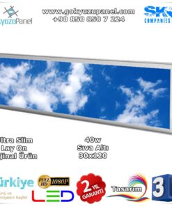 30x120 Gökyüzü Panel Sıva Altı Slim