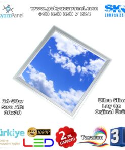 30x30 Gökyüzü Panel Sıva Altı Slim