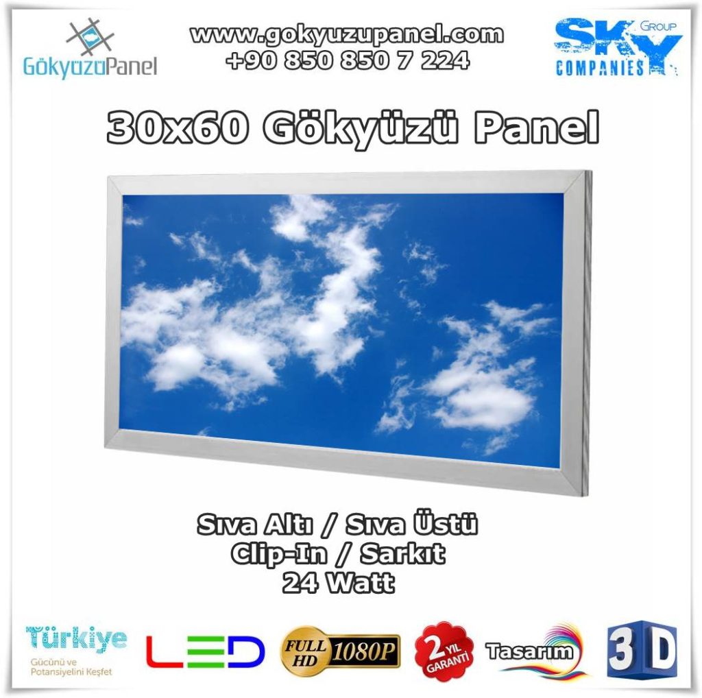30x60 Gökyüzü Panel