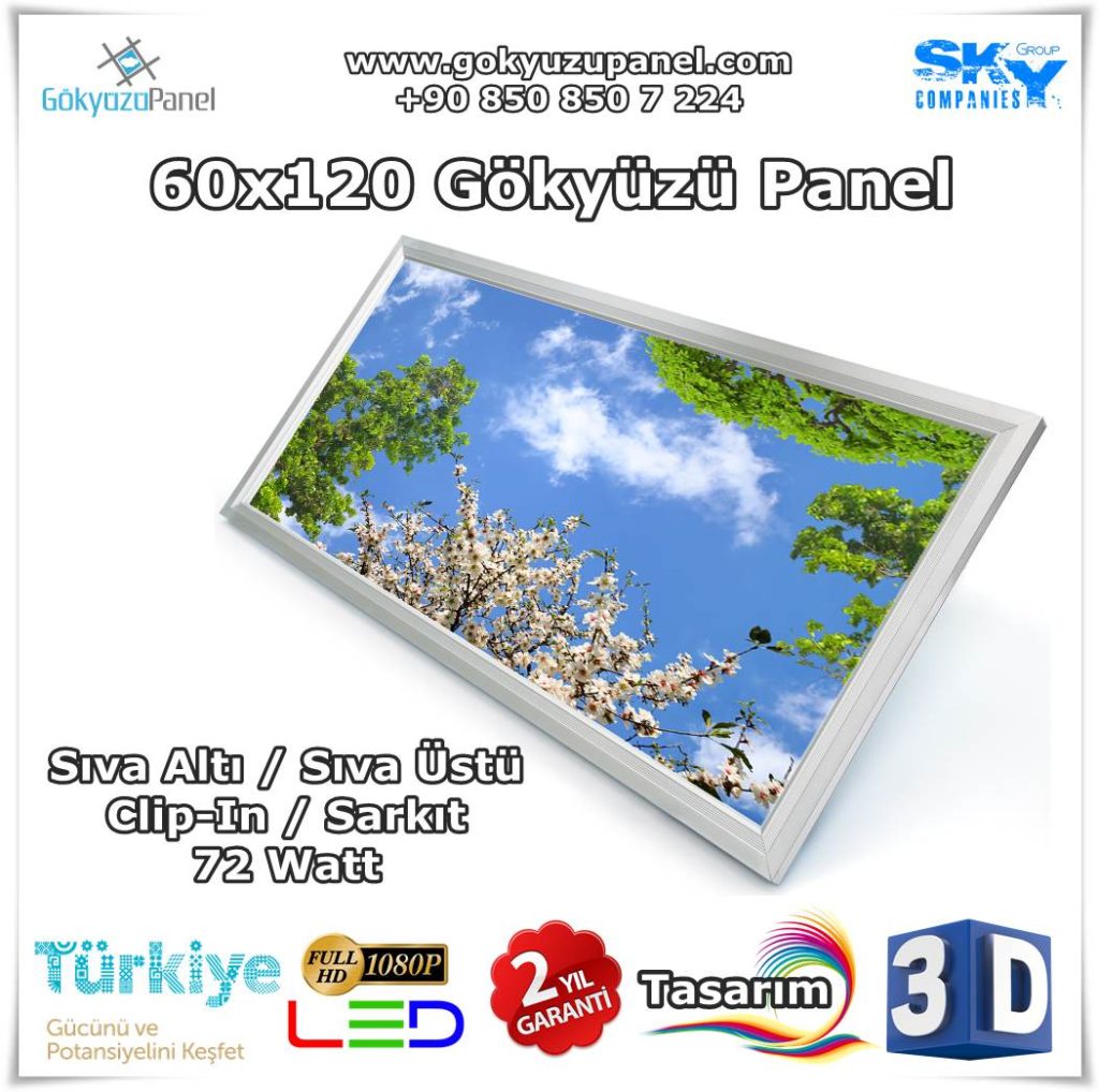 60x120 Gökyüzü Panel