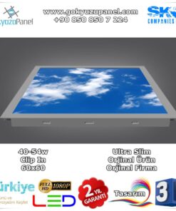 60x60 Clip In Gökyüzü Panel Slim