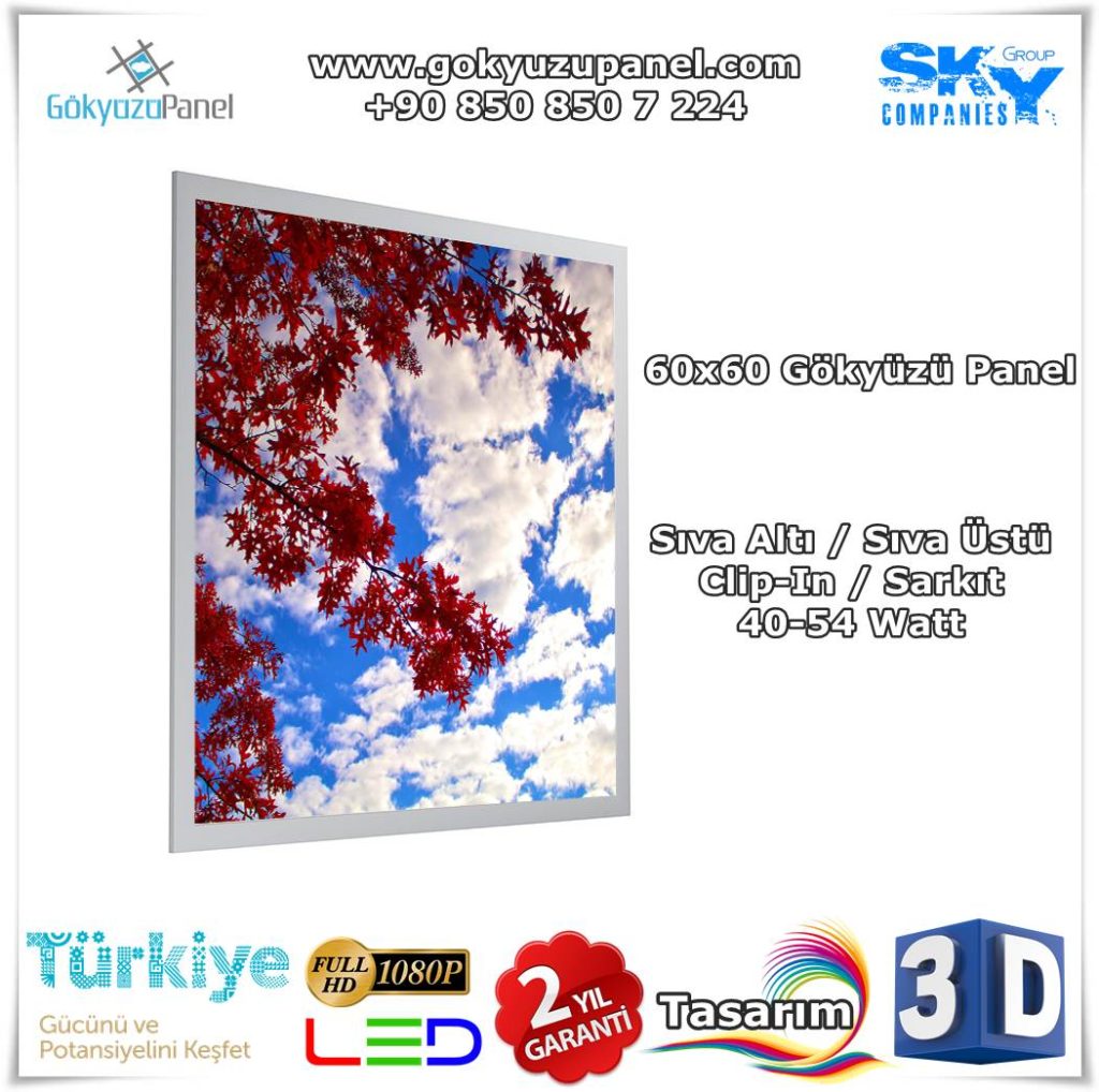 60x60 Gökyüzü Panel