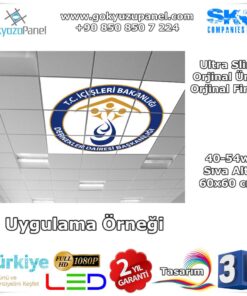 60x60 Logo Panel Uygulama Örneği