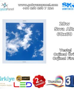 Vestel 60x60 Gökyüzü Panel Sıva Altı