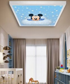 Bebek Fare Bebek Odası Avize -30cmx30cm Kare-24w led, Baby Mickey Led Panel, bebek odası avize-30cm x 30cm Sıva Üstü Led Panel, Çocuk Odası Avize Modelleri,