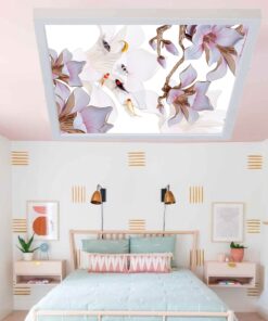 Yatak Odası Avize, 60x60-54w, ebeveyn odası aydınlatma, yatak odası avize modelleri,yatak odası çiçekli avize,