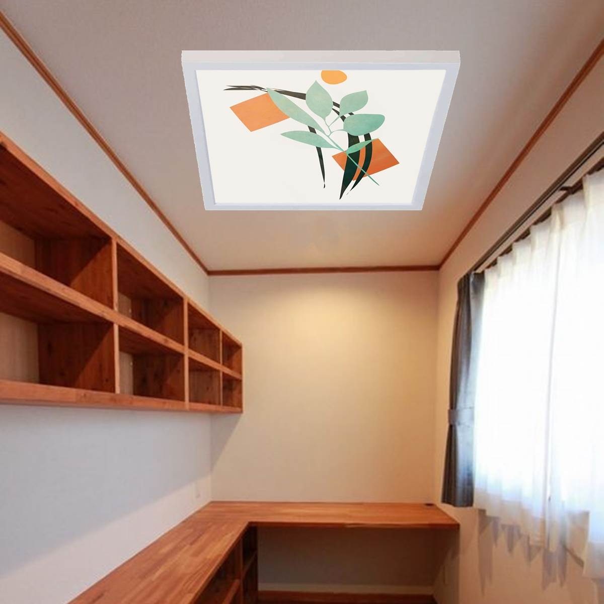 Güzel Desenli Yatak Odası Avize, 60x60-54w, ebeveyn odası aydınlatma, yatak odası avize modelleri,yatak odası Ferah avize