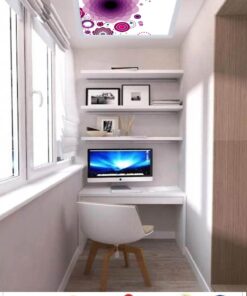 Alternative view of Mor Desenli, 60cmx60cm, 54 watt,led,en şık oturma odası avize modelleri, mor desenli oturma odası lamba