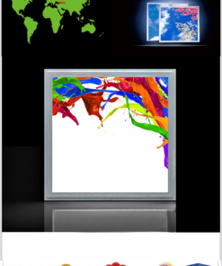 Saçılan Boya Genç Odası Avize, 60cmx60cm, 54 watt,led,en şık genç odası avize modelleri, saçılan boya genç odası lamba