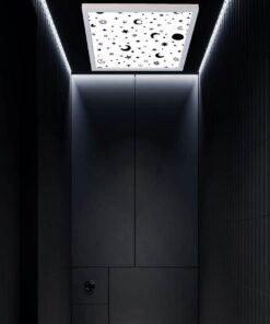 Yıldızlı Gece Ofis aydınlatma led avize, 60x60 sıva üstü led, desenli led avize, 54watt büyük boy led avize, resimli led avize