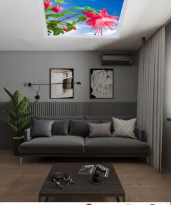 Alternative view of Küstüm Çiçeği Yatak Odası Avize, 60x60-54w, ebeveyn odası aydınlatma, yatak odası avize modelleri,yatak odası küstüm çiçeği avize