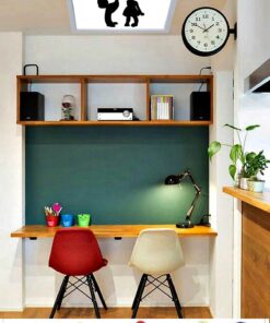 Alternative view of Çocuk Öpücük 60x60 Çocuk odası avize modelleri, 54wat led, tavana model avize,çocuklar için çocuk öpücük desenli kare avize