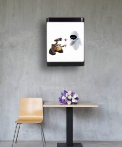 Cafe Led Aplik, Retro Duvar Led Aplik, 24 Watt, Retro Wall-e Robot, Cafeterya Aplik