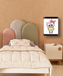 Bayan Kuş LED APLİK, Çocuk Odası Led Aplik, 24 Watt, Baskılı Led Gece Lambası, Kids Lamp