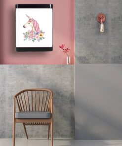 Cafe Led Aplik, Retro Duvar Led Aplik, 24 Watt, Unicorn Cafeterya Aplik