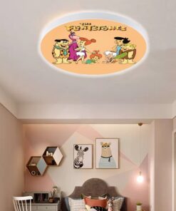 Taş Devri Avize-Led Avize-25 watt-30cm x 30cm, çocuk odası avize, avize modelleri, flintstones avize