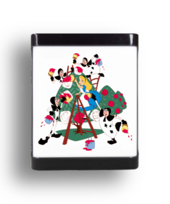 Alternative view of Alice Harikalar Diyarında LED APLİK, Çocuk Odası Led Aplik, 24 Watt, Baskılı Led Gece Lambası, Kids Lamp