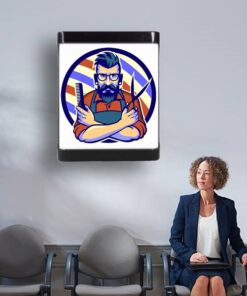 Berber APLİK, Ev Led Aplik, 24 Watt, Baskılı Led Ev Salon, Oturma Odası, Yatak Odası