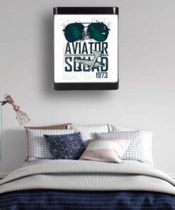Aviator Squad APLİK, Ev Led Aplik, 24 Watt, Baskılı Led Ev Salon, Oturma Odası, Yatak Odası