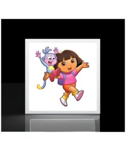 Alternative view of Kaşif Dora 60x60 Çocuk odası avize modelleri, 54wat led, tavana model avize,çocuklar için kaşif dora kare avize