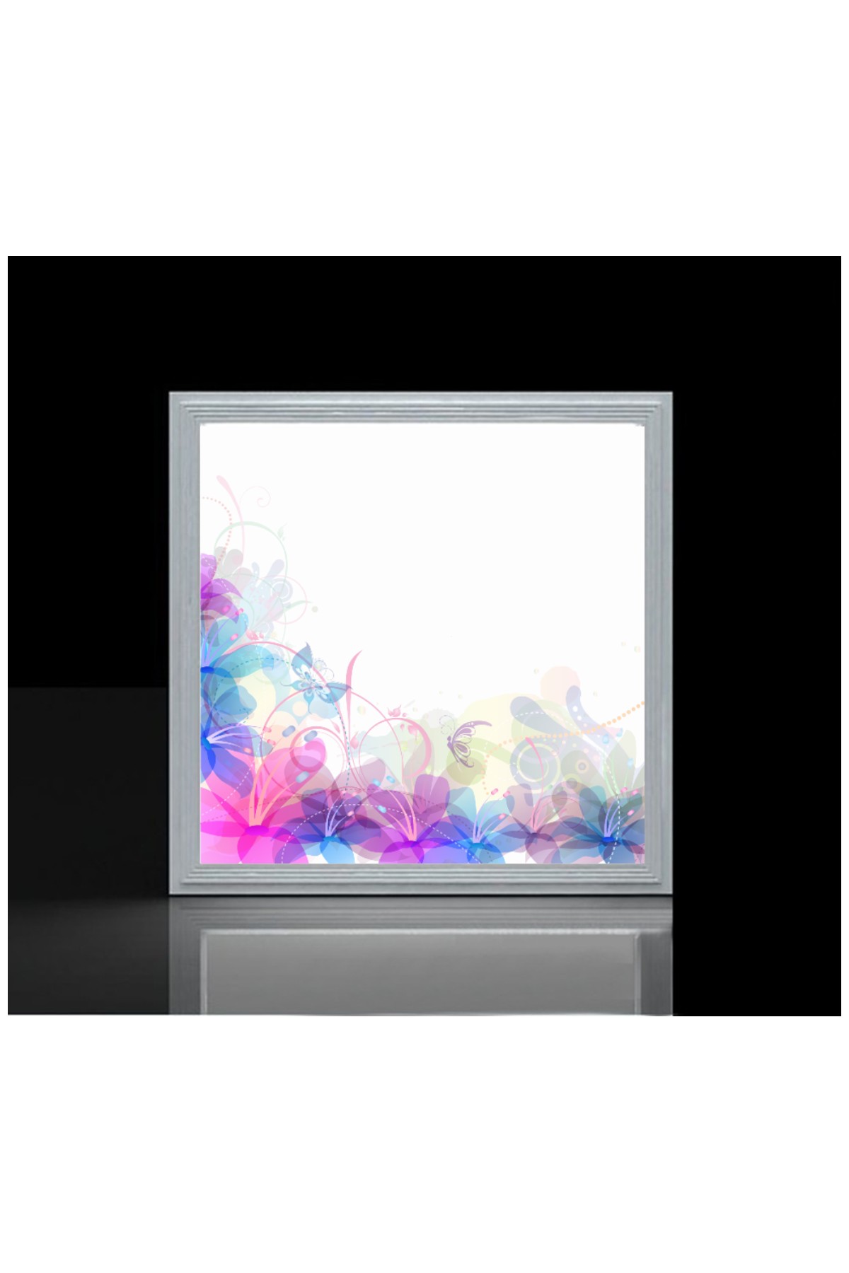 Mavi Rüya, 60cmx60cm, 54 watt,led,en şık genç odası avize modelleri, mavi rüya genç odası lamba - Görsel 3
