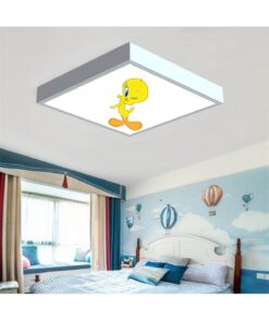 Tweety 60x60 Çocuk odası avize modelleri, 54wat led, tavana model avize, çocuklar için Tweety avize