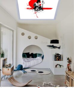 Alternative view of Katana, 60cmx60cm, 54 watt,led,en şık genç odası avize modelleri, katana genç odası lamba