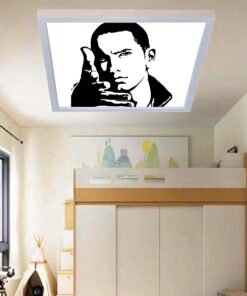 Eminem, 60cmx60cm, 54 watt,led,en şık genç odası avize modelleri, eminem genç odası lamba