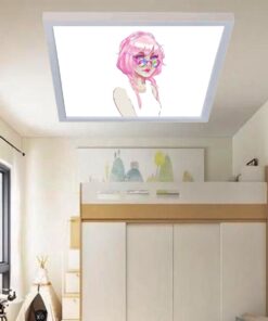 Relax Girl, 60cmx60cm, 54 watt,led,en şık genç odası avize modelleri, relax girl genç odası lamba