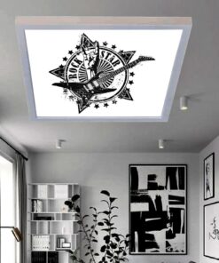 Rock Star, 60cmx60cm, 54 watt,led,en şık genç odası avize modelleri, rock star genç odası lamba