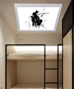 Yakuza 60x60 Çocuk odası avize modelleri, 54wat led, tavana model avize,çocuklar için yakuza desenli kare avize