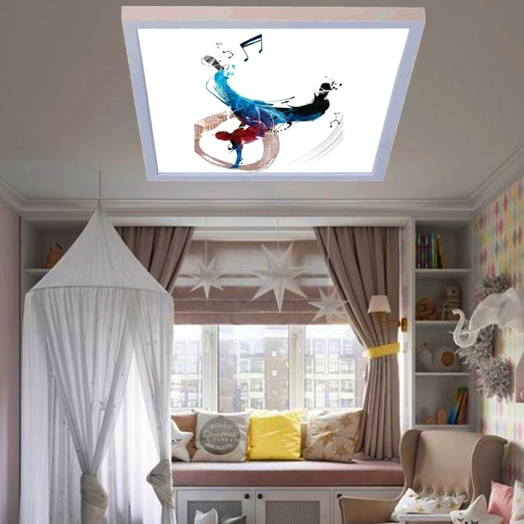 Ricks, 60cmx60cm, 54 watt,led,en şık genç odası avize modelleri, ricks genç odası lamba