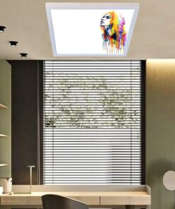 Renkli Yorgunluk, 60cmx60cm, 54 watt,led,en şık genç odası avize modelleri, renkli yorgunluk genç odası lamba