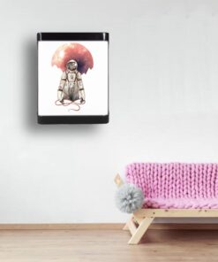 Sıkı Astronot LED APLİK, Çocuk Odası Led Aplik, 24 Watt, Baskılı Led Gece Lambası, Kids Lamp