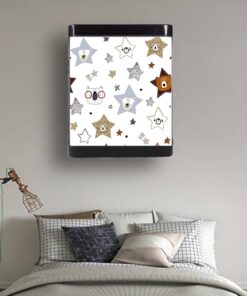 Yıldızlar LED APLİK, Ev Led Aplik, 24 Watt, Baskılı Led Ev Salon, Oturma Odası, Yatak Odası