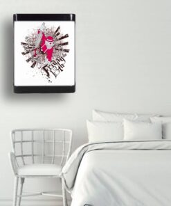 Katil Palyaço APLİK, Ev Led Aplik, 24 Watt, Baskılı Led Ev Salon, Oturma Odası, Yatak Odası