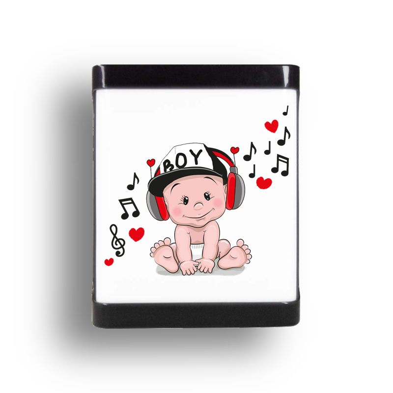 Little Baby LED APLİK, Çocuk Odası Led Aplik, 24 Watt, Baskılı Led Gece Lambası, Kids Lamp - Görsel 4