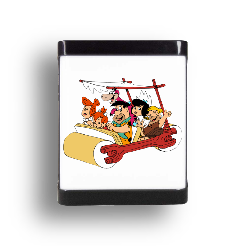 Taş Devri Araba LED APLİK, Çocuk Odası Led Aplik, 24 Watt, Baskılı Led Gece Lambası, Kids Lamp - Görsel 4