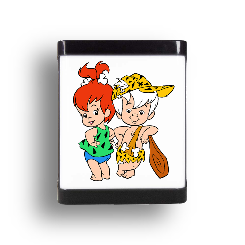 Taş Devri Bam Bam LED APLİK, Çocuk Odası Led Aplik, 24 Watt, Baskılı Led Gece Lambası, Kids Lamp - Görsel 4