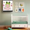 Kurbağa Bebek LED APLİK, Çocuk Odası Led Aplik, 24 Watt, Baskılı Led Gece Lambası, Kids Lamp
