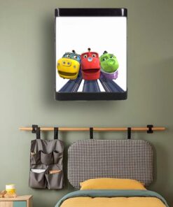 Chuggington LED APLİK, Çocuk Odası Led Aplik, 24 Watt, Baskılı Led Gece Lambası, Kids Lamp