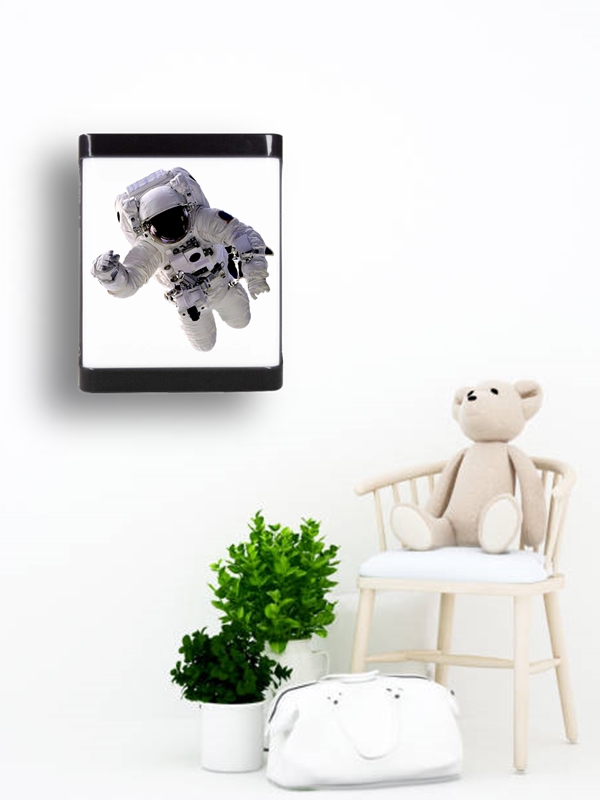 Uzay Adamı LED APLİK, Çocuk Odası Led Aplik, 24 Watt, Baskılı Led Gece Lambası, Kids Lamp