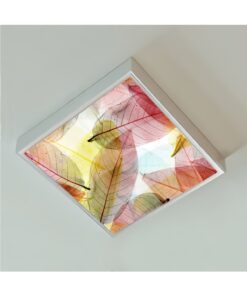 Alternative view of Yapraklar Desenli Yatak Odası Avize, 60x60-54w, ebeveyn odası aydınlatma, yatak odası avize modelleri,yatak odası Ferah avize