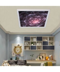 Alternative view of Gece Çiçeği Desenli Yatak Odası Avize, 60x60-54w, ebeveyn odası aydınlatma, yatak odası avize modelleri,yatak odası Ferah avize