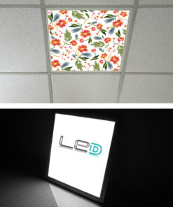 Alternative view of Asma Tavan Led Paneli, 60cm x 60cm, sıva altı led ışık, Uv baskı avize, Kare ama tavan aydınlatma, ofis tavan ledi, Gökyüzü Panel 50W desenli aydınlatma