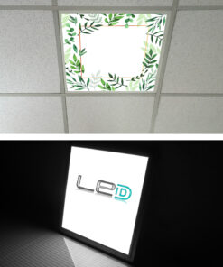 Alternative view of Asma Tavan Led Paneli, 60cm x 60cm, sıva altı led ışık, Uv baskı avize, Kare ama tavan aydınlatma, ofis tavan ledi, Gökyüzü Panel 50W desenli aydınlatma