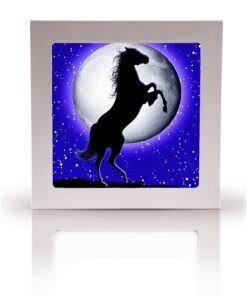 Alternative view of Gece Çocuk odası avize modelleri, 60x60 baskılı kare avize, 54wat led tavana model