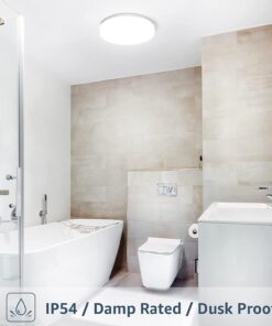 Banyo Yuvarlak Avize 25watt-30cm x 30cm Lüks Led Aydınlatma, Lüks Yuvarlak Banyo Avize, avize modelleri