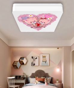 Lüks Çocuk Odası Avize 25watt-30cm x 30cm Lüks Led Aydınlatma, Ayıcıklar, çocuk avize modelleri, (Yeni)