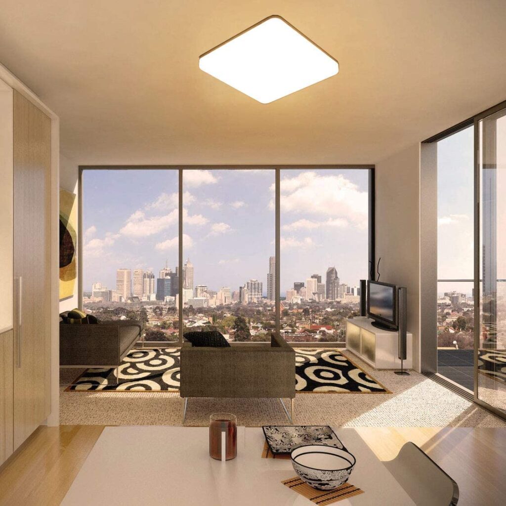 Lüks Oturma Odası Avize 25watt-30cm x 30cm Lüks Led Aydınlatma, avize modelleri, Salon Avize (Yeni)